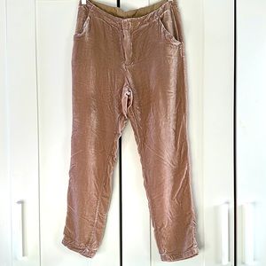 Silk velvet pants by Free People